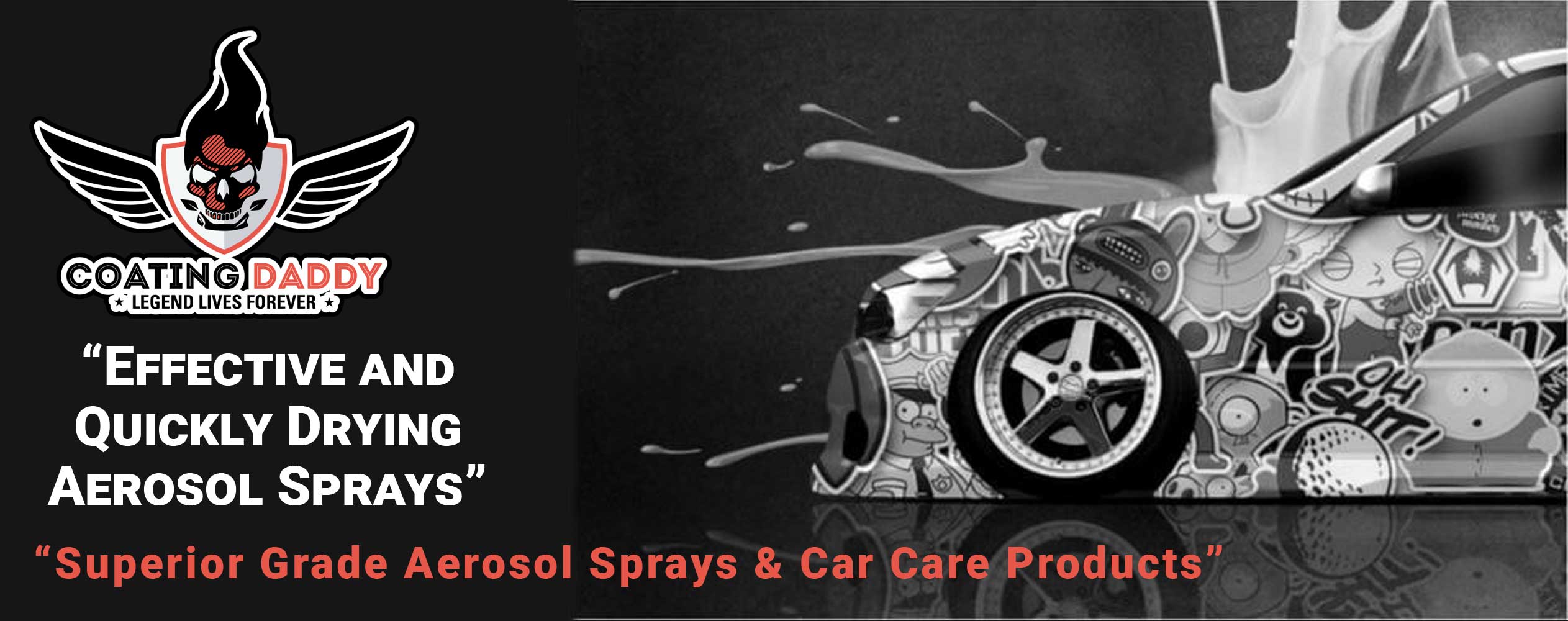 Effective And Quickly Drying Aerosol Sprays
