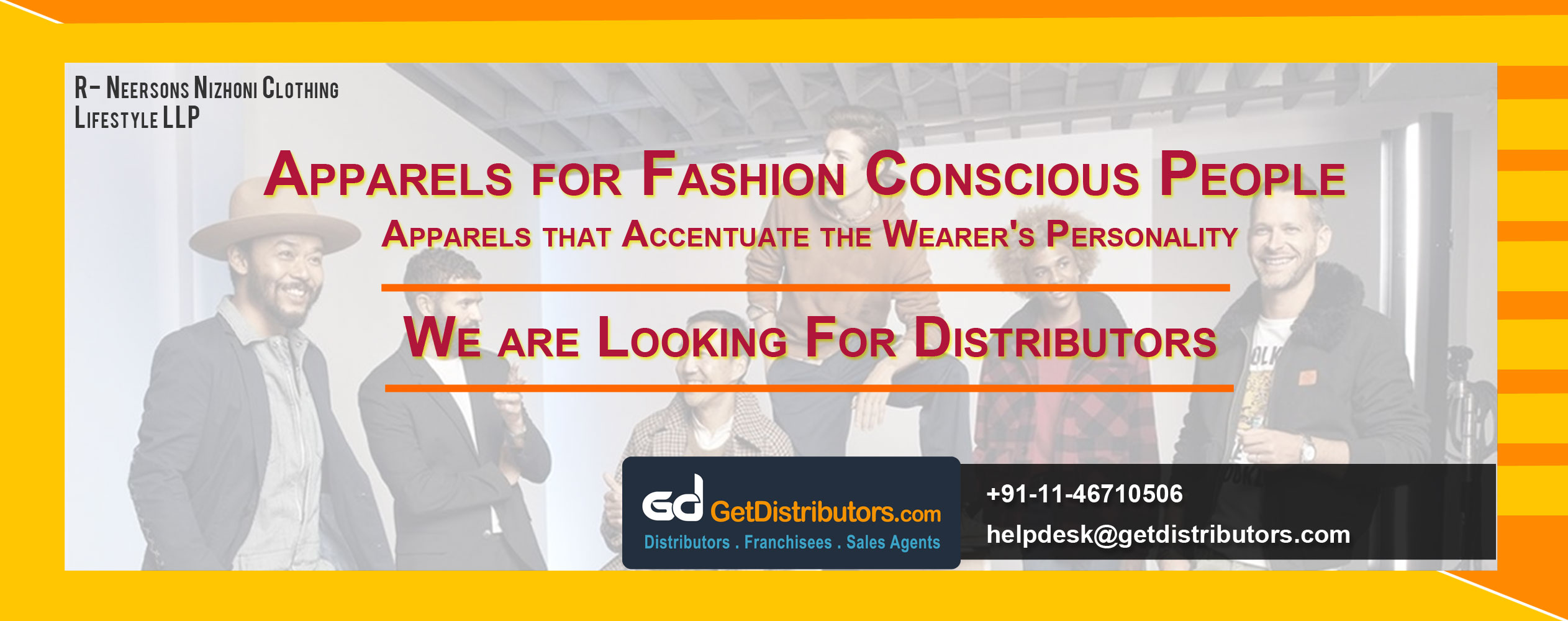 Our EYE catching apparels Looking for Distributor