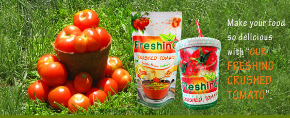 Freshino Crushed Tomato Manufacturer to Diversify its Network in India