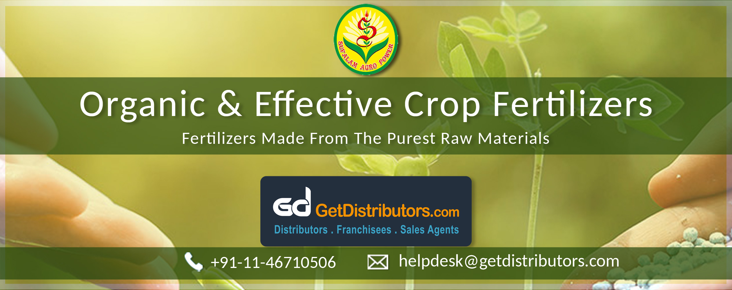 Sufalam Agro Power is Looking For Distributors