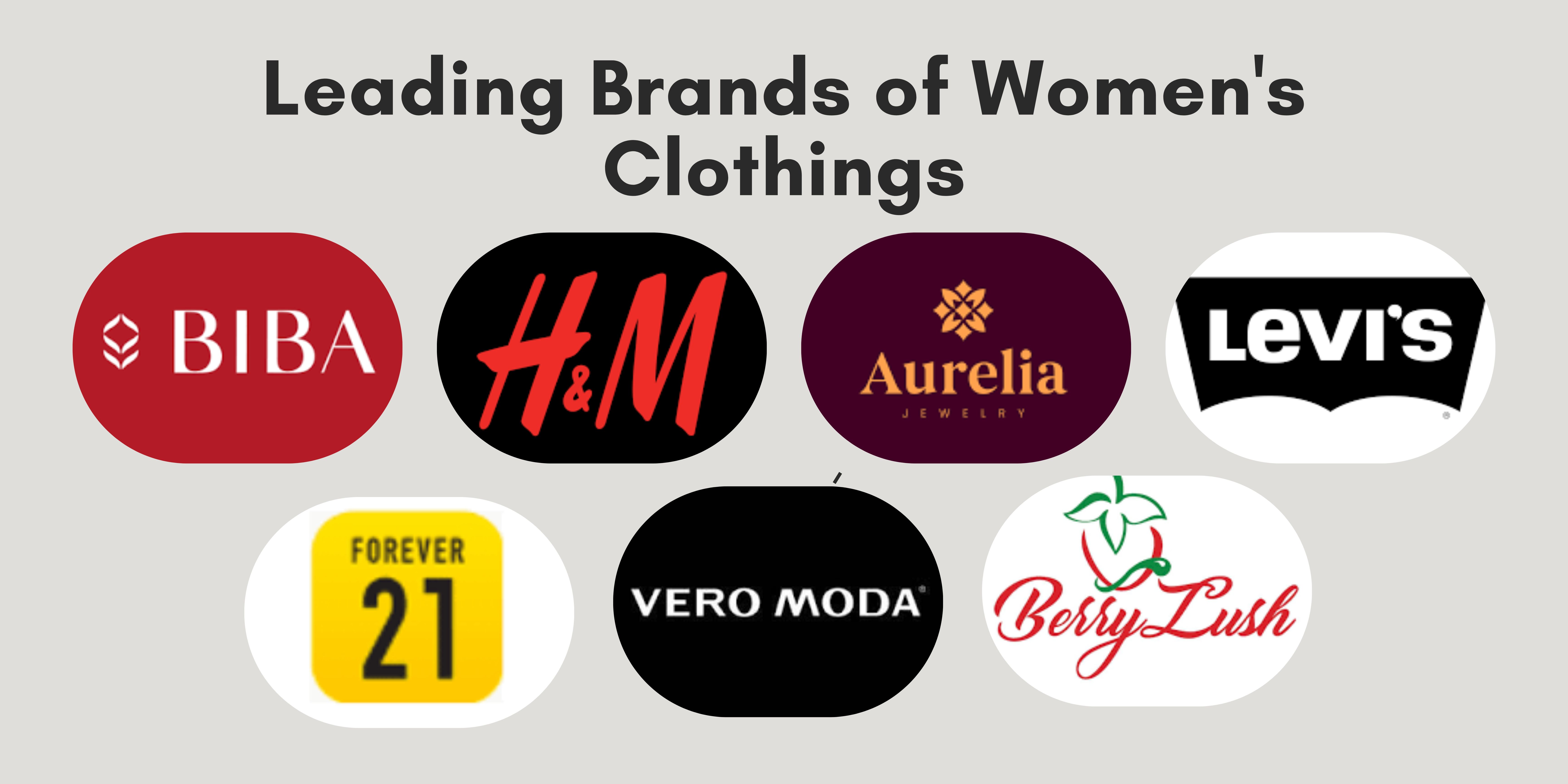 Leading Brands of Women's Clothings