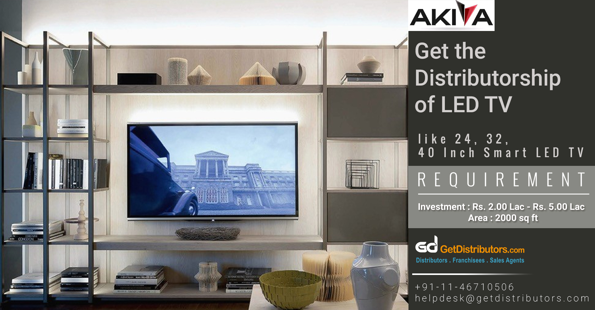Genuine TVs Distributorship At Affordable Prices