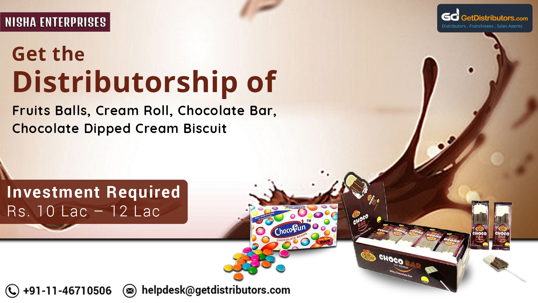 Get Distributorship Of Candies And Sweets For People Of All Age Group