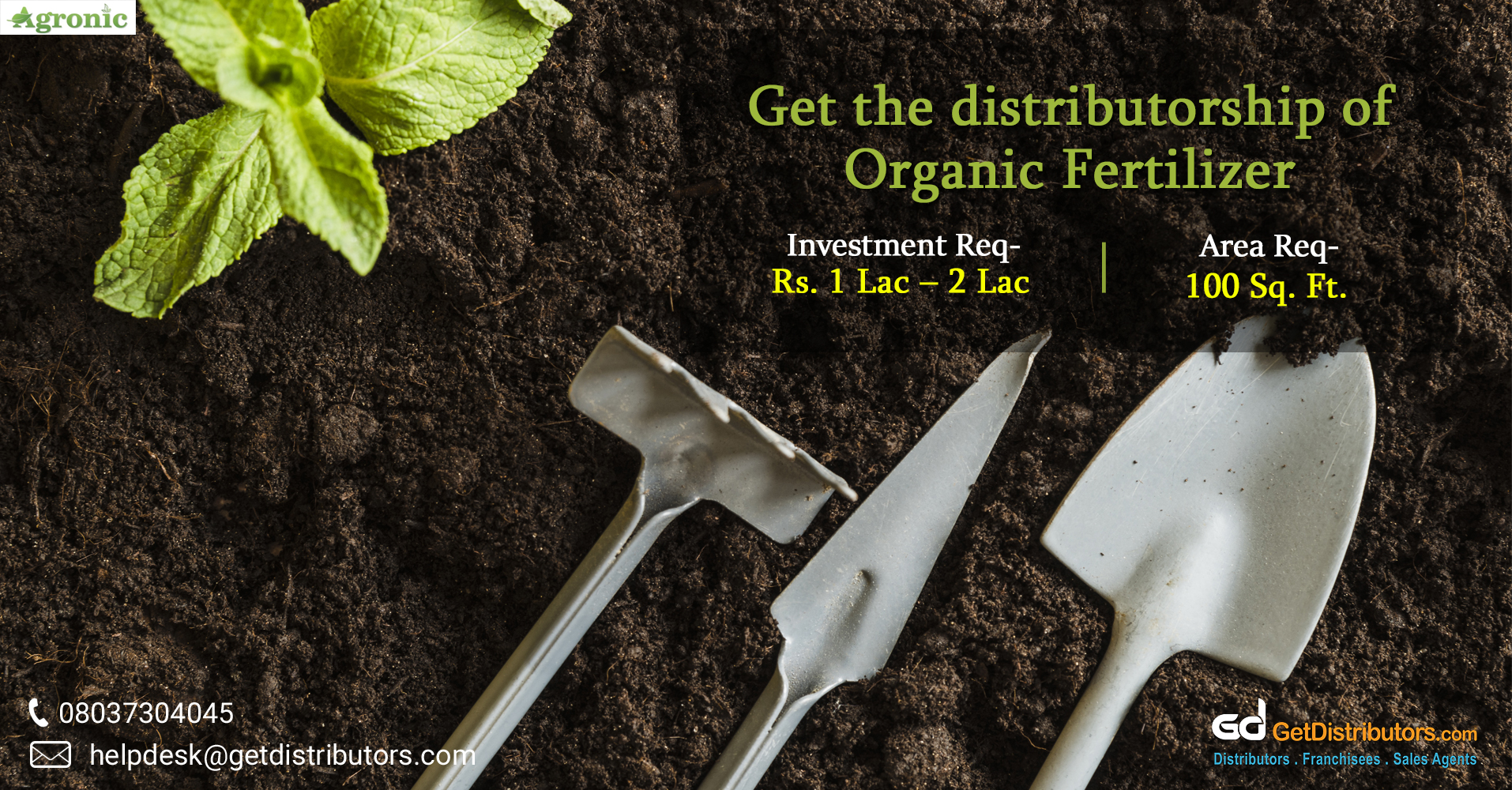 A range of organic liquid fertilizers for distribution