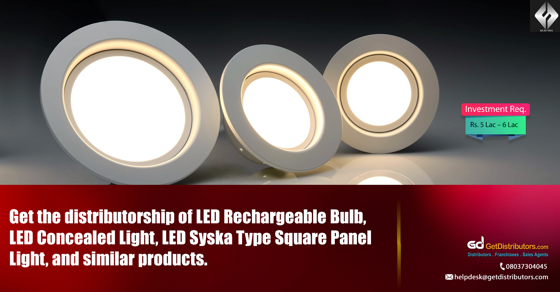 Highly efficient LED lighting products for distribution