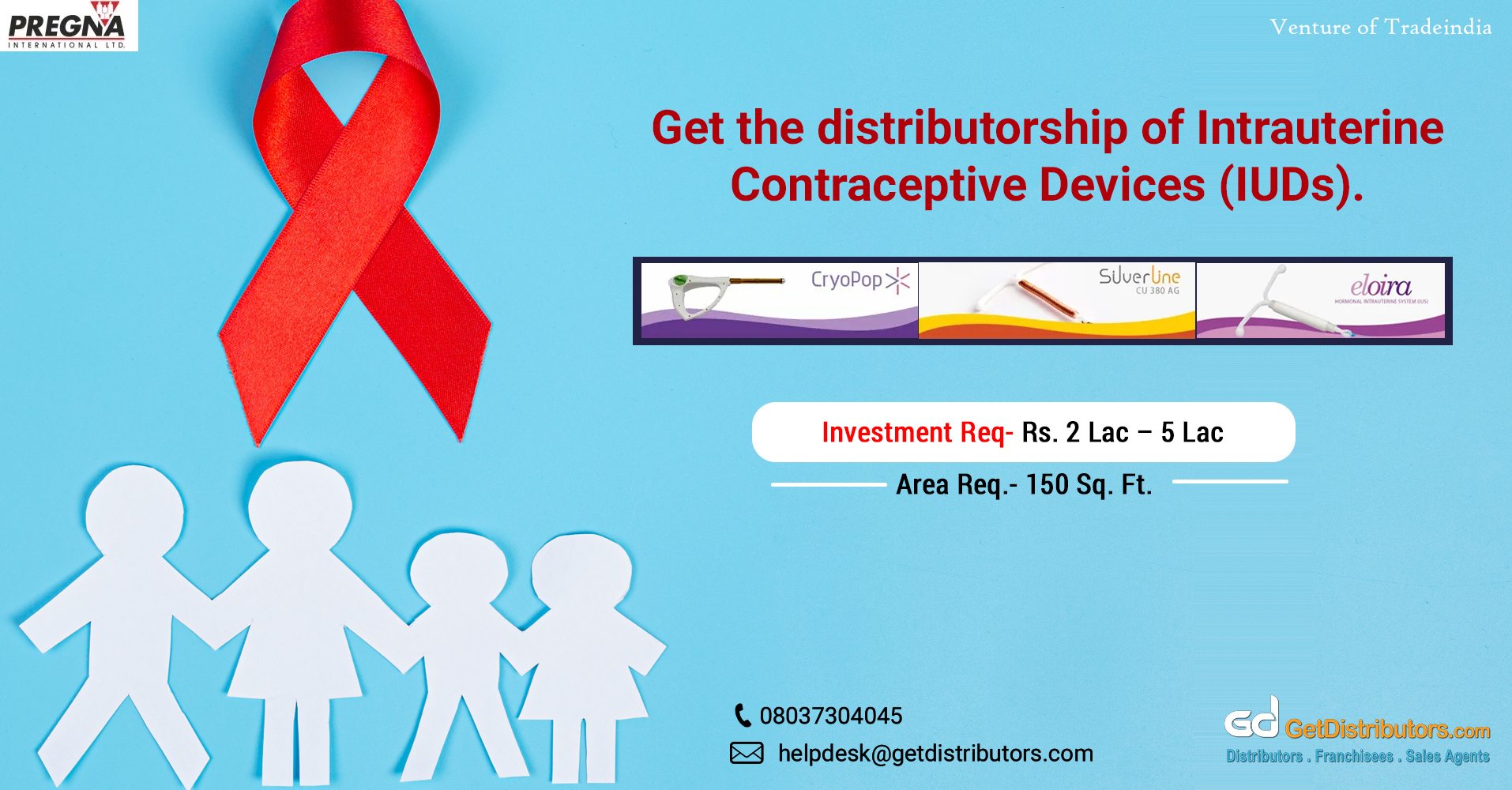 Intrauterine Contraceptive Devices for distribution