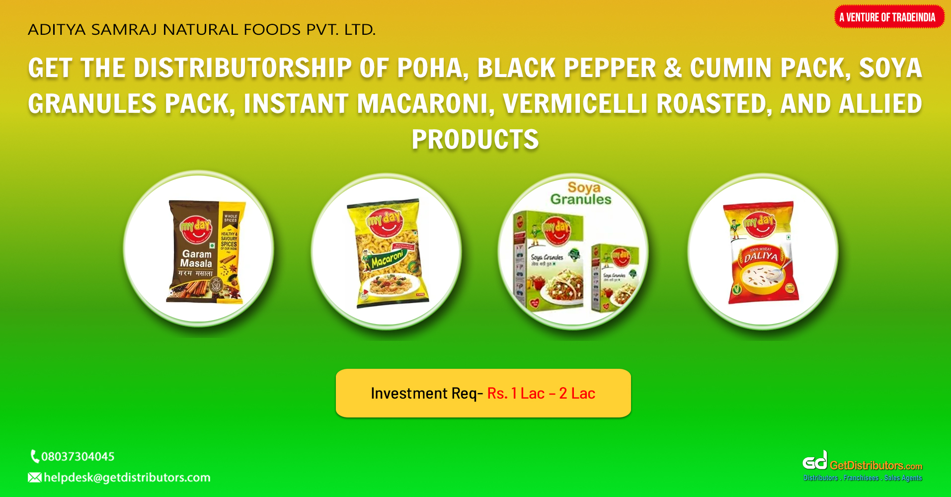 High quality spices and food items at cost effective rates