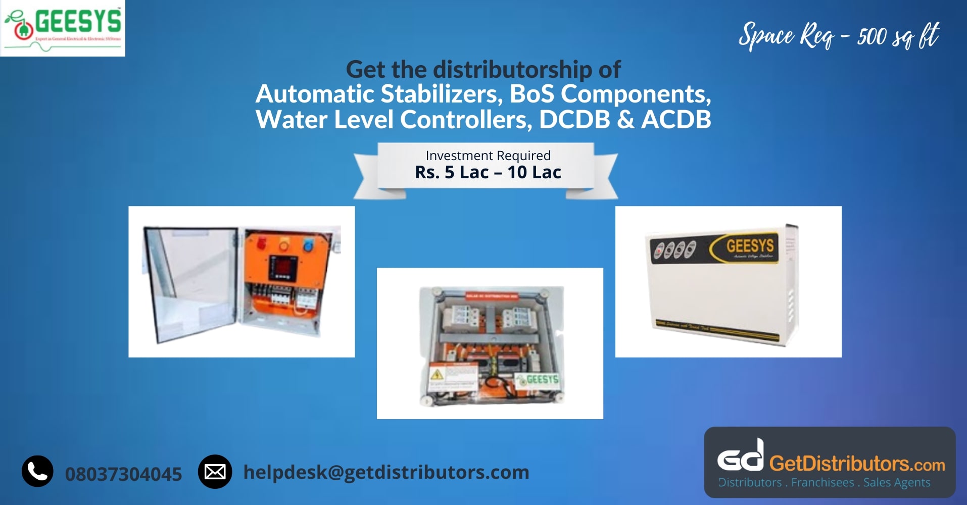 Distributorship of electrical high utility, safety & power saving products