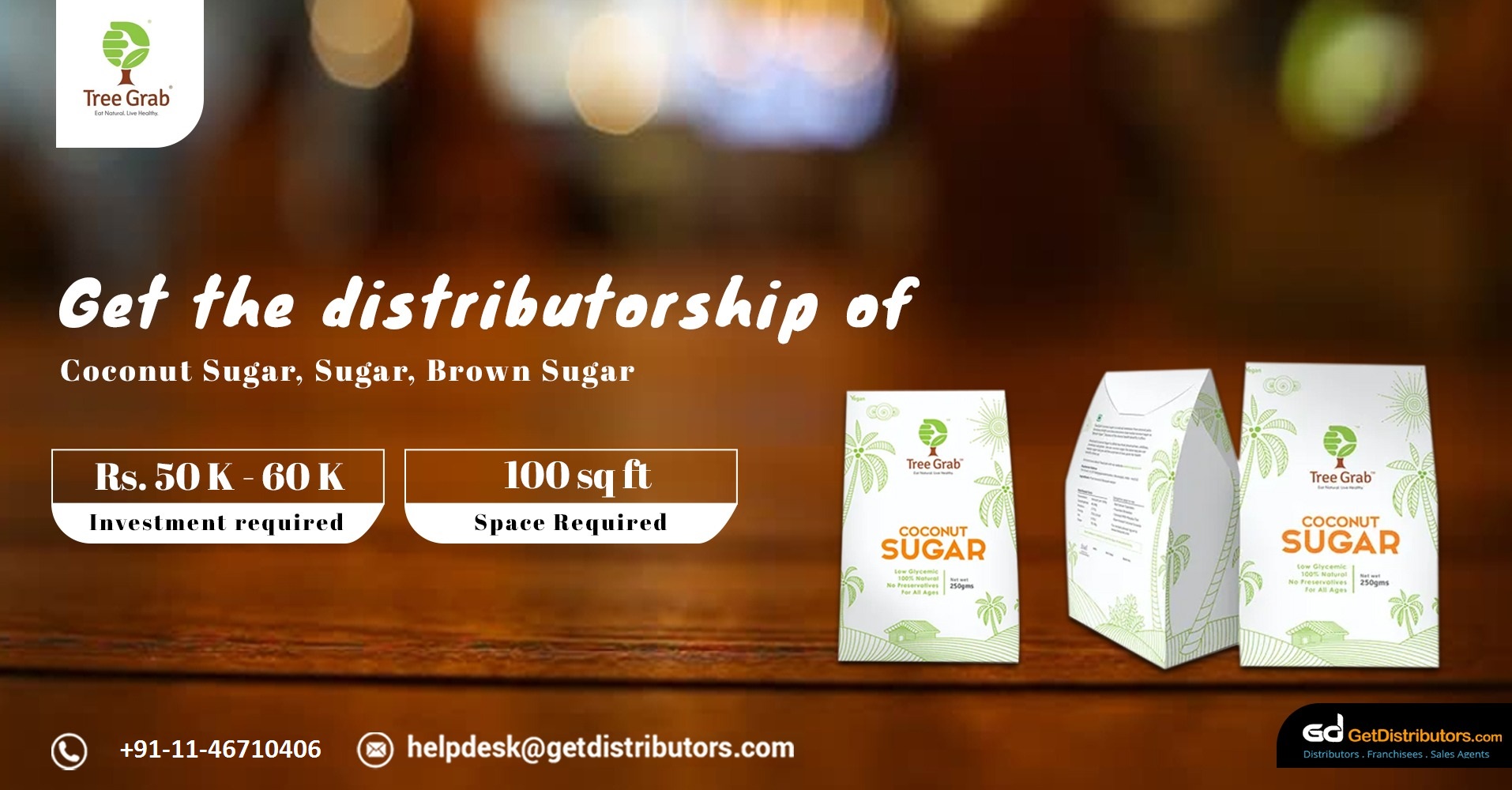 Premium coconut sugar and allied products at a reasonable price