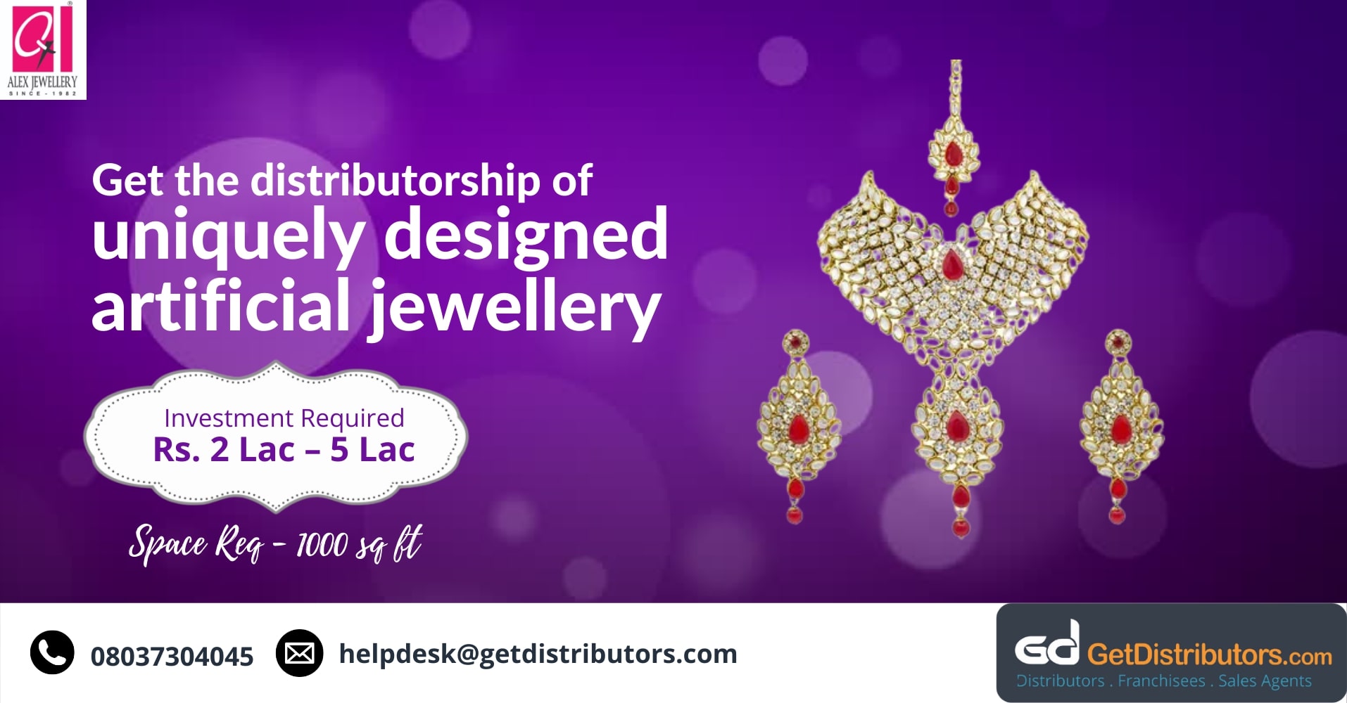 Exquisite jewelry for distribution