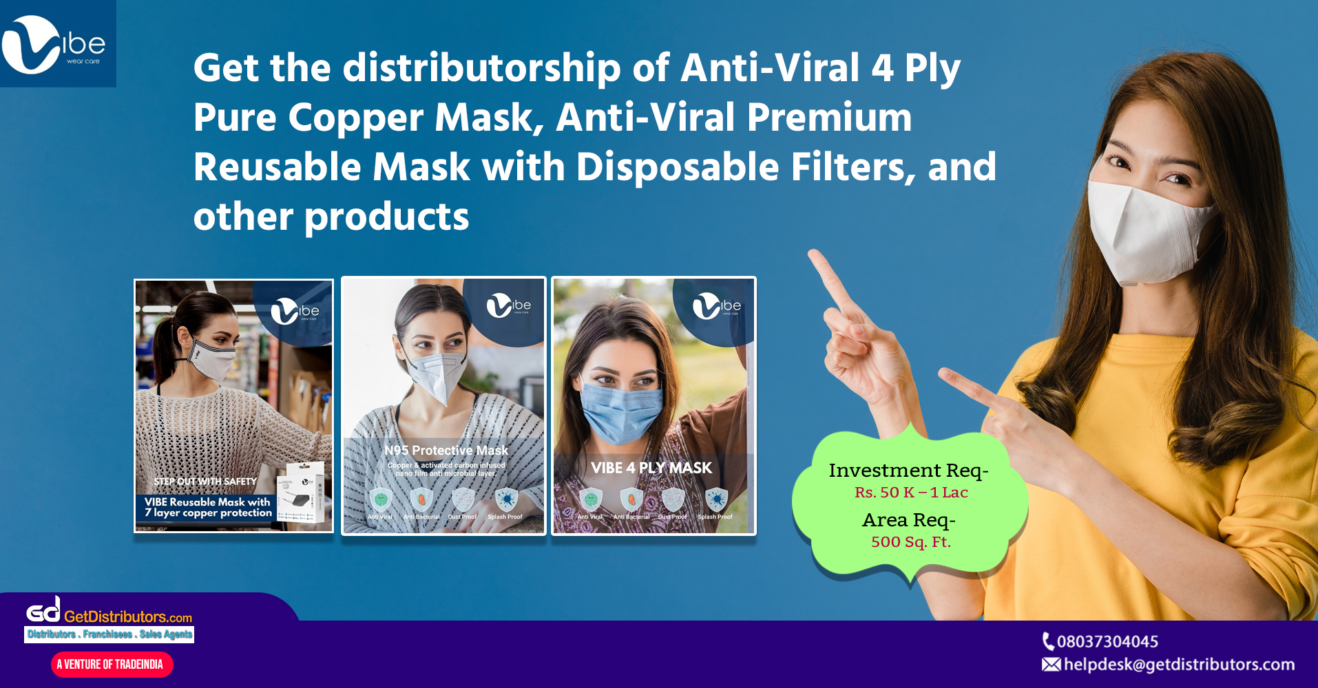 Distributorship of superior quality masks and other medical supplies