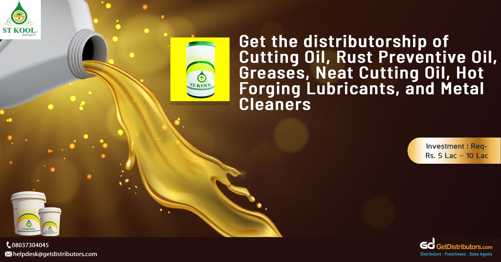 Distributorship of industrial oils & lubricants