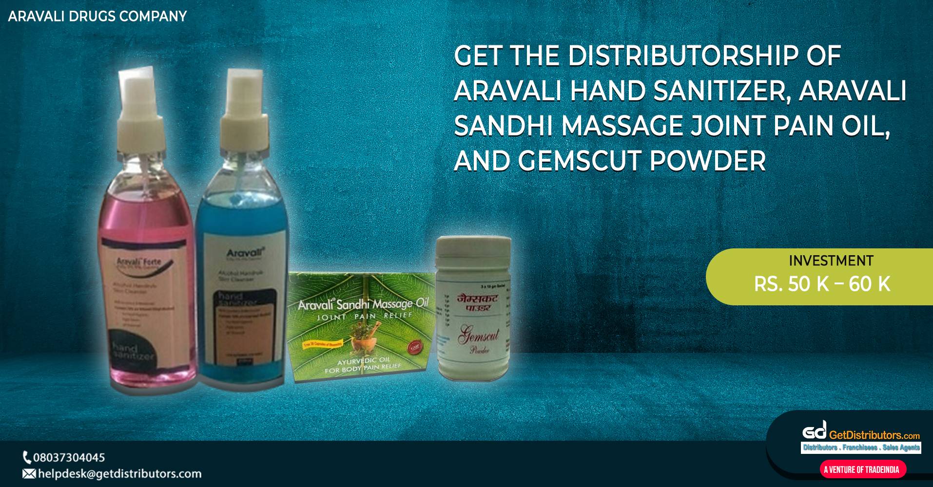 Distributorship of ayurvedic and other medicinal products