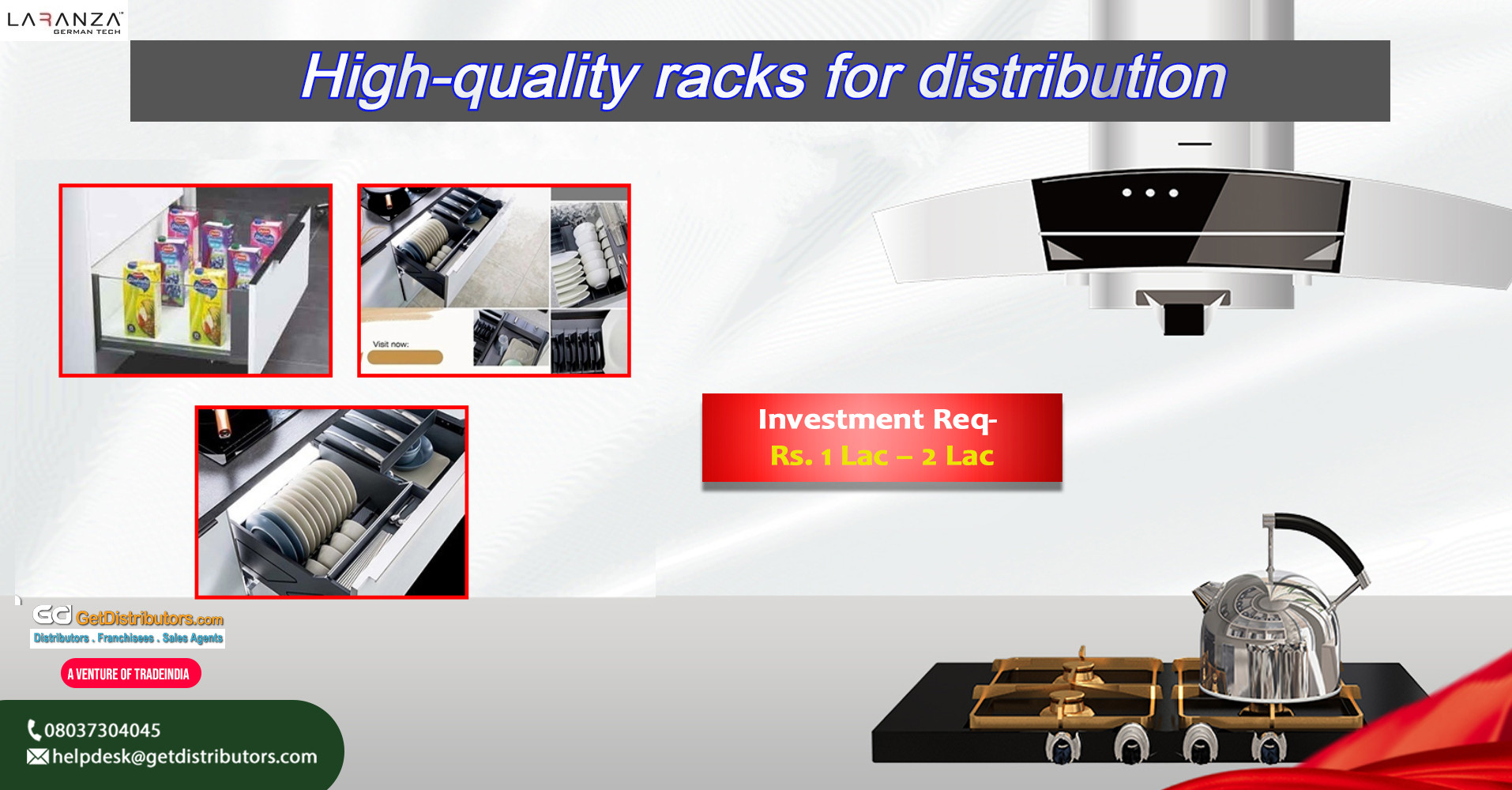High-quality racks for distribution