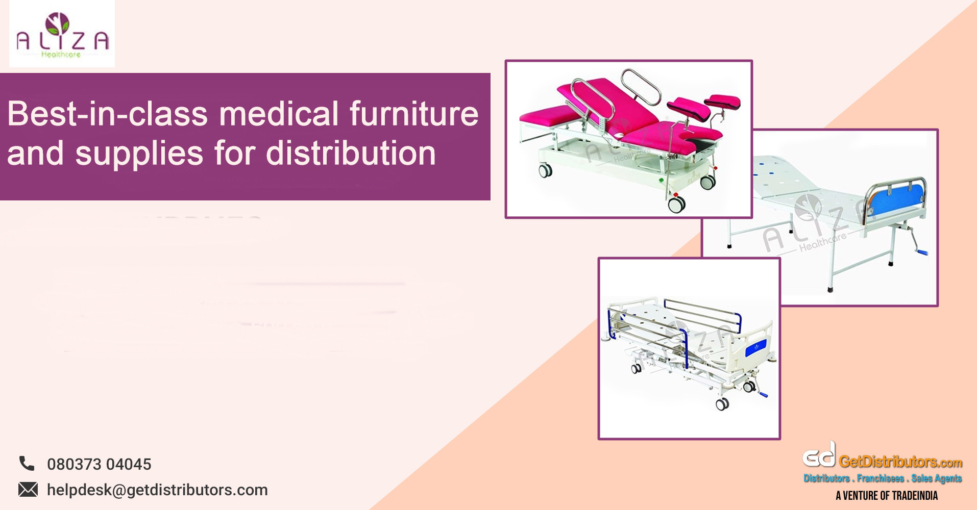 Best-in-class medical furniture and supplies for distribution