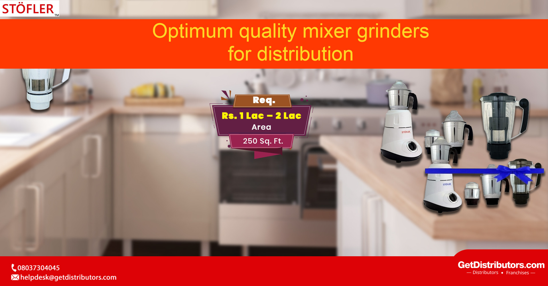 Optimum quality mixer grinders for distribution