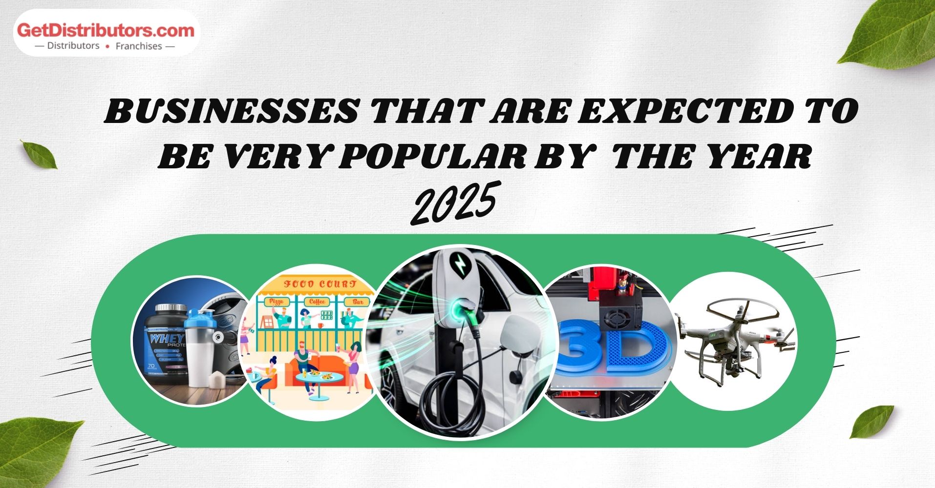 Businesses that are expected to be very popular by the year 2025