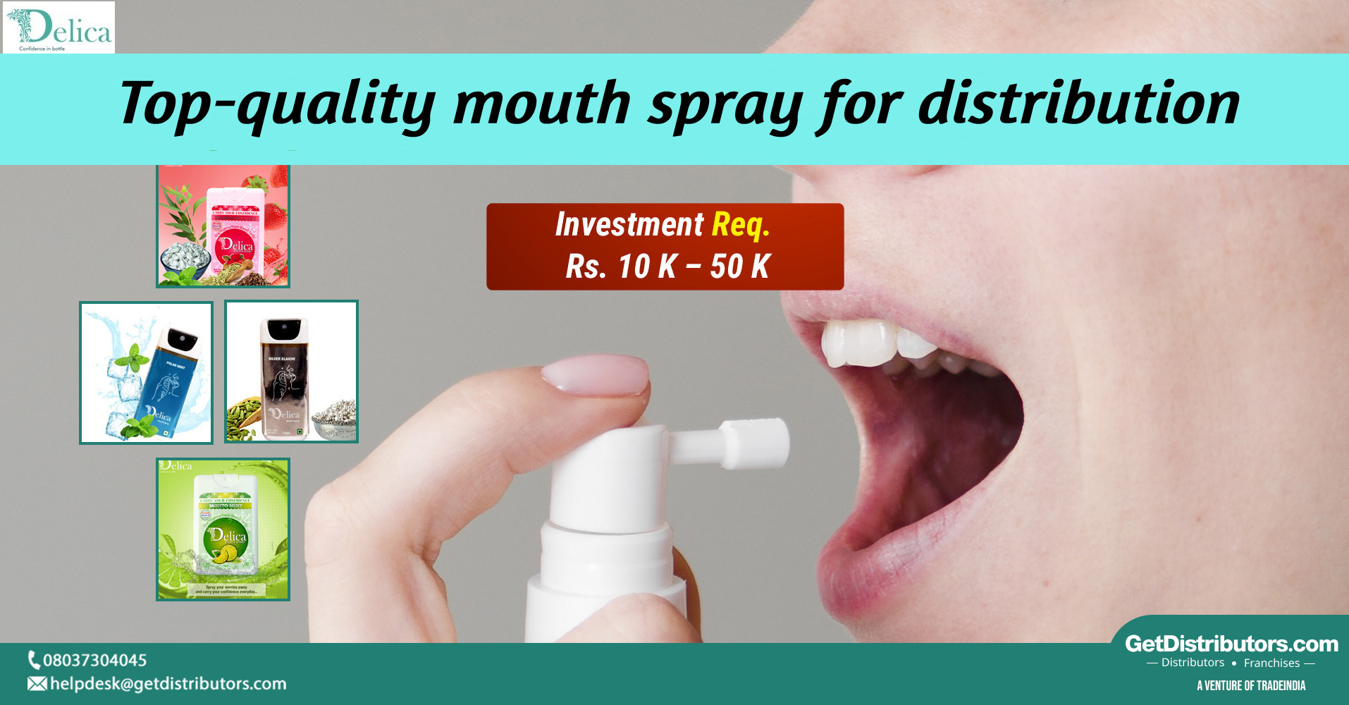 Top-quality mouth spray for distribution