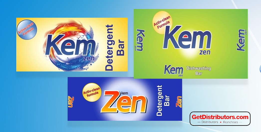 High-quality KEM ZEN cleaning items and other products for distribution