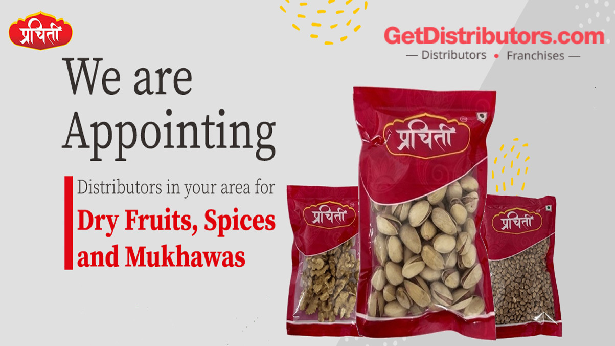 Prachiti: dry fruits, mukhwas and other food products for distribution