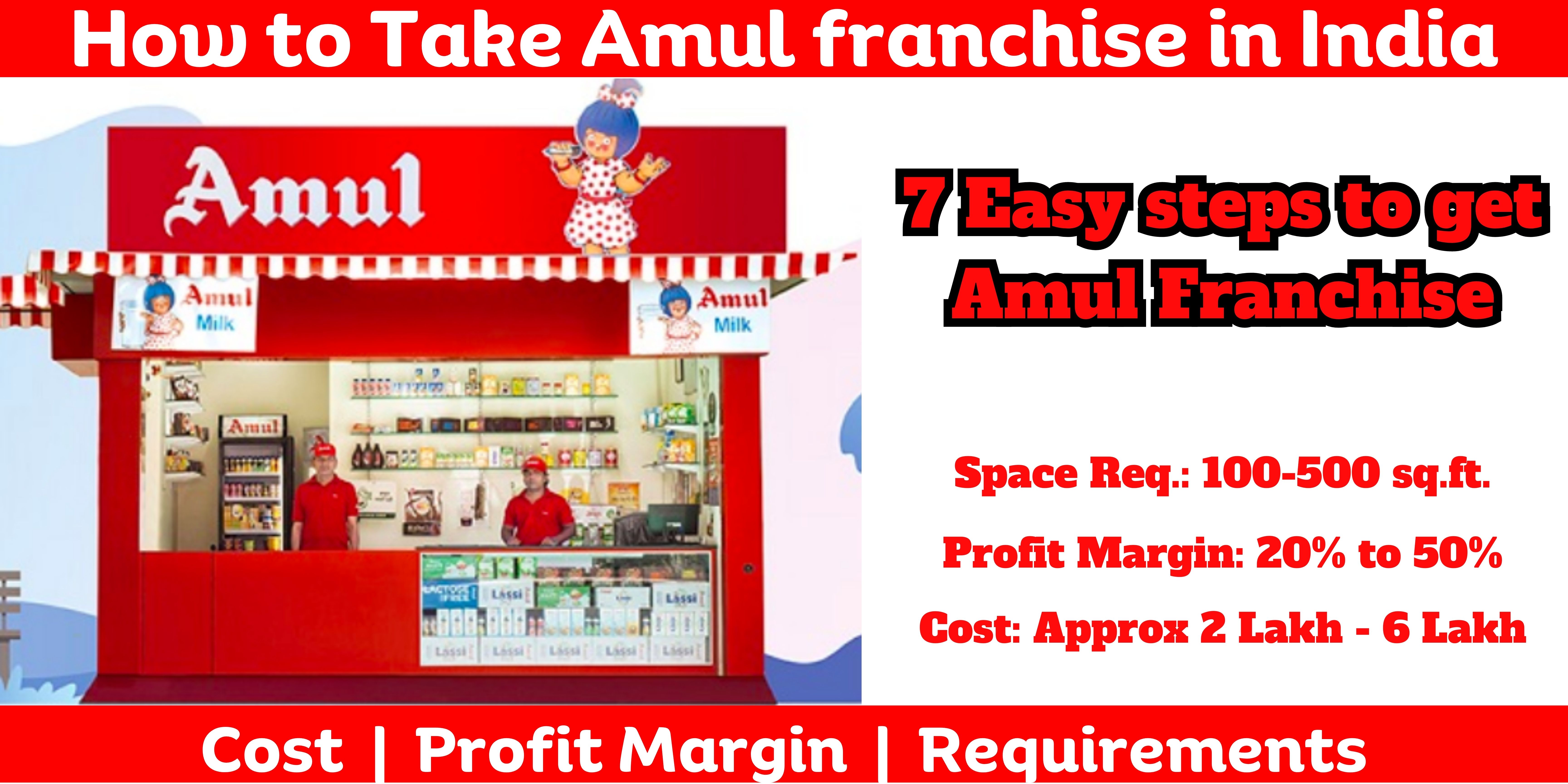 How to Take Amul franchise in India – 7 Steps For Apply