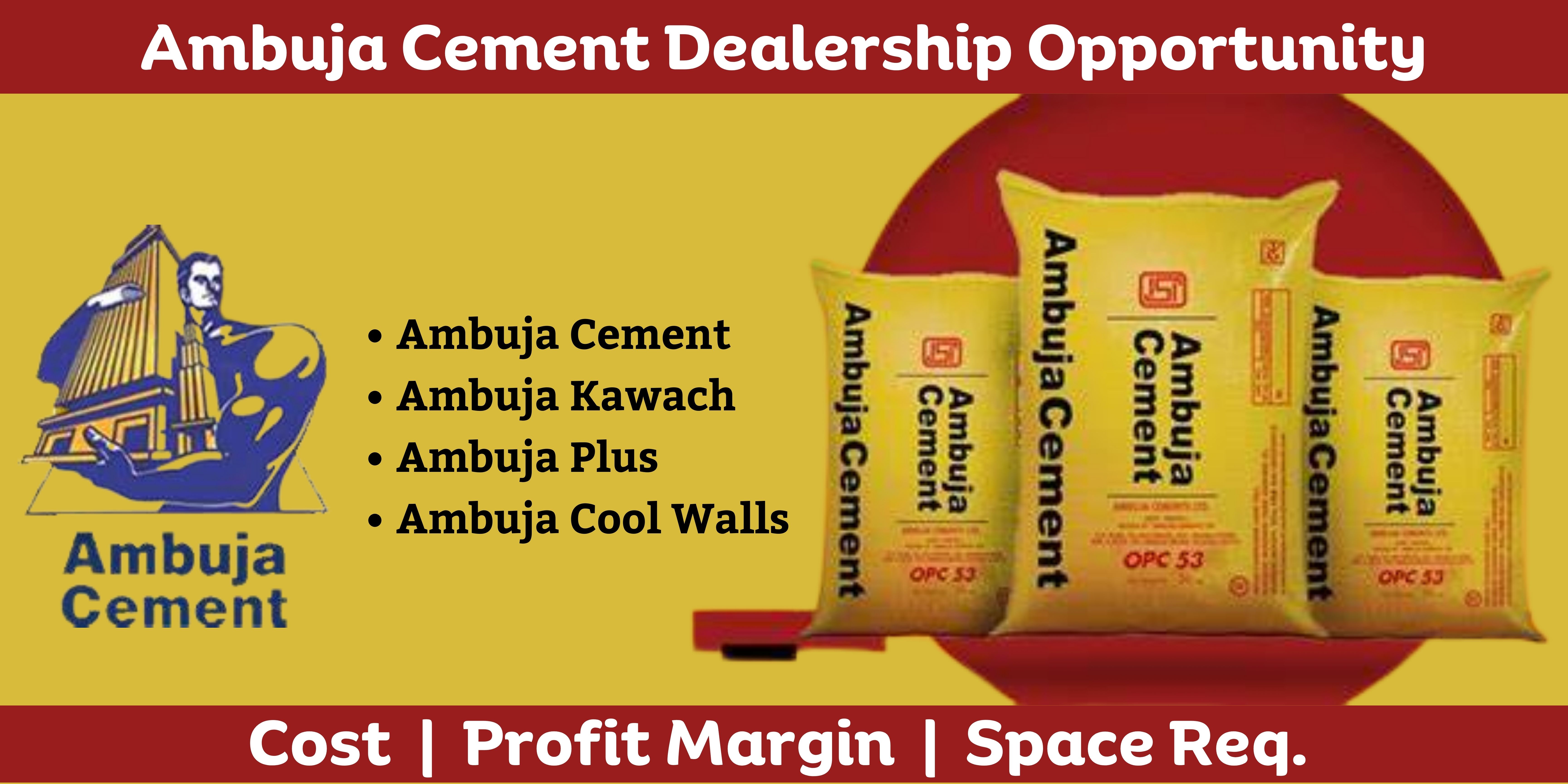 Ambuja Cement Dealership Opportunity